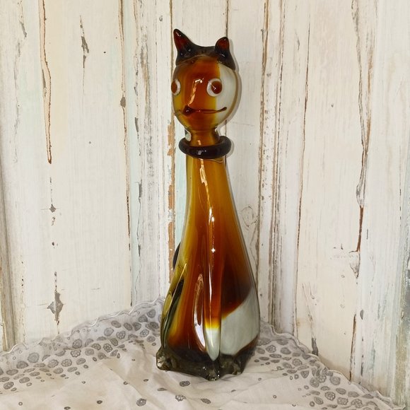 Cristale De Chihuahua Handblown Cat - Picture 1 of 5